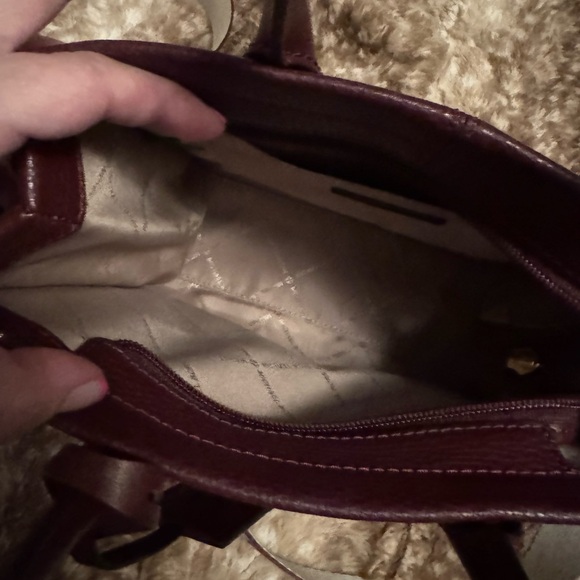 Michael Kors Oxblood Tote Bag - Picture 9 of 10